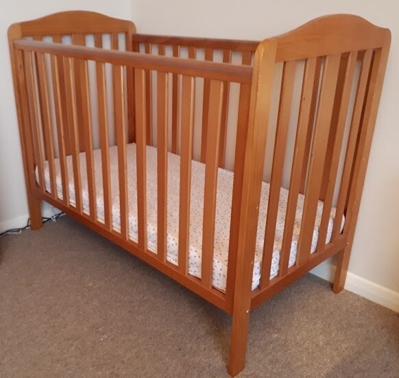 mothercare pine cot